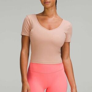 LULULEMON ALIGN T-SHIRT PINK CLAY